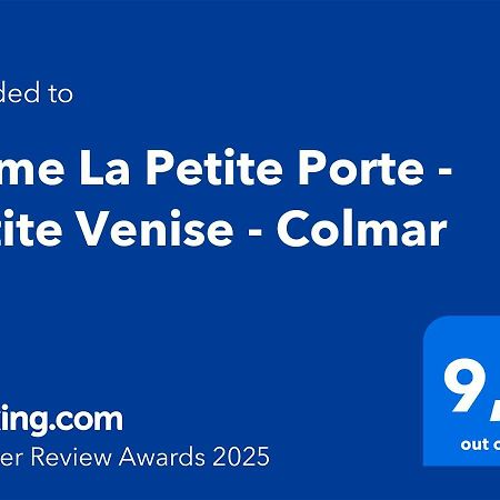 Home La Petite Porte - Petite Venise - Colmar Exteriér fotografie